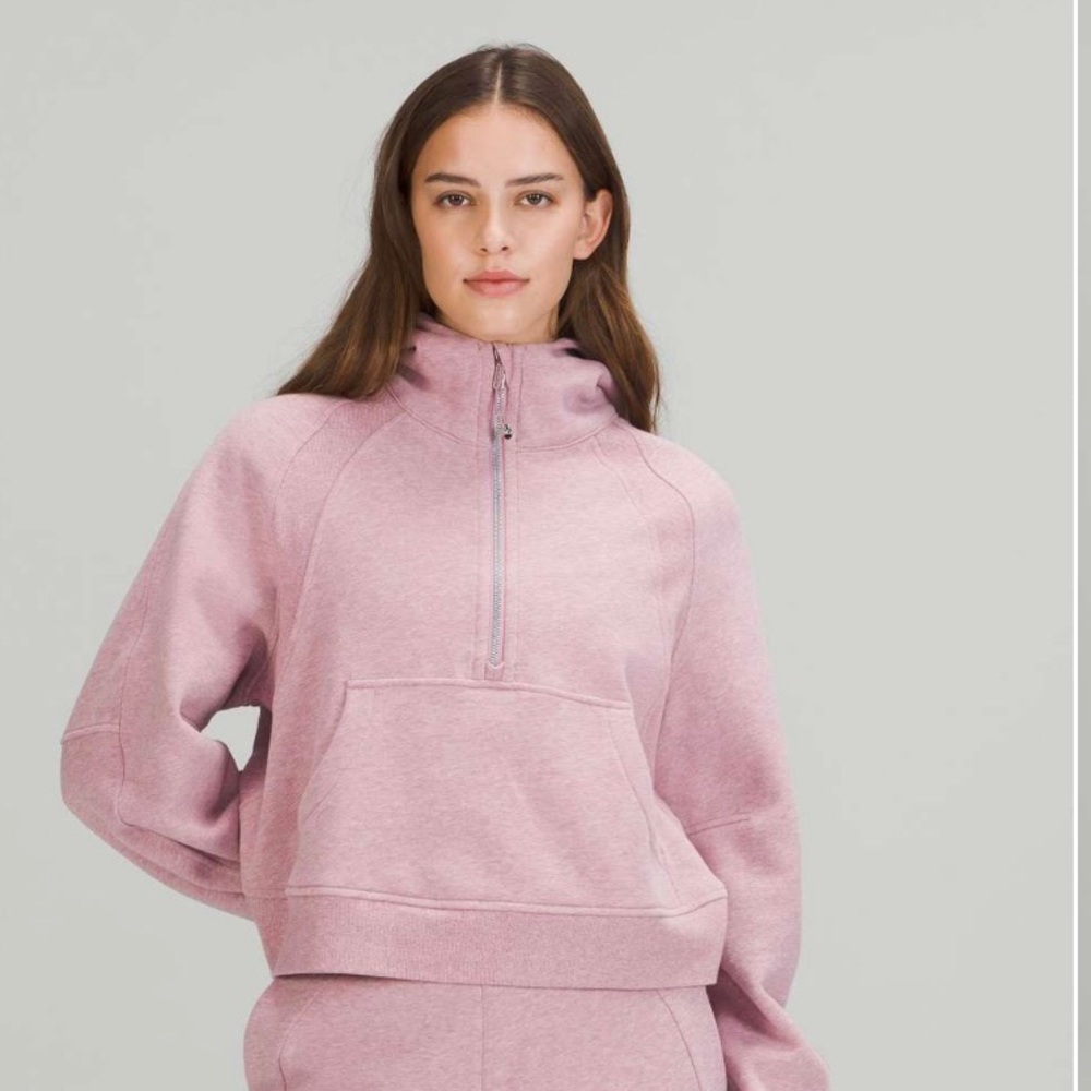 Lululemon Scuba Heathered Pink Taupe XS/S